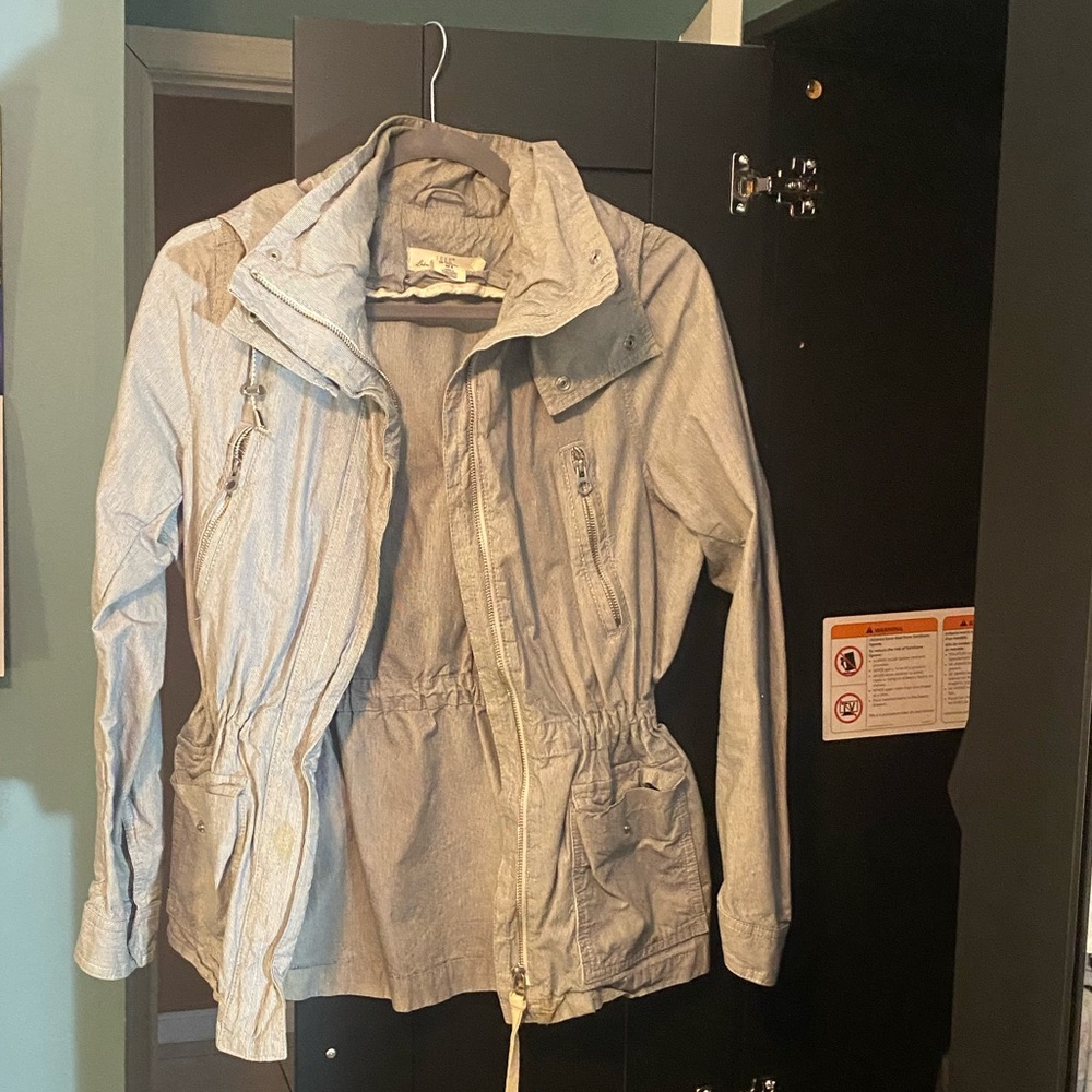 H&M Blue & White Pinstripe Jacket